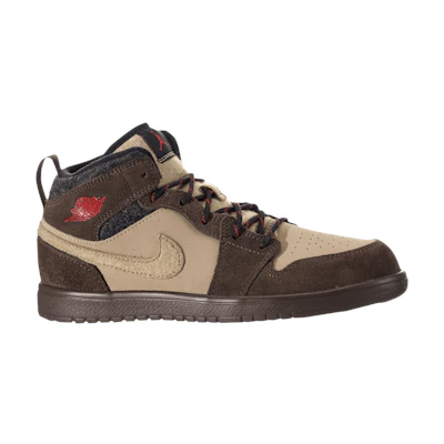 (Youth) Jordan 1 Mid Flex 'Baroque Brown'