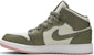(JR) Air Jordan 1 Mid GP 'Trooper Bleached Coral' Lelaki & Wanita 640737-225