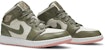 (JR) Air Jordan 1 Mid GP 'Trooper Bleached Coral' Lelaki & Wanita 640737-225