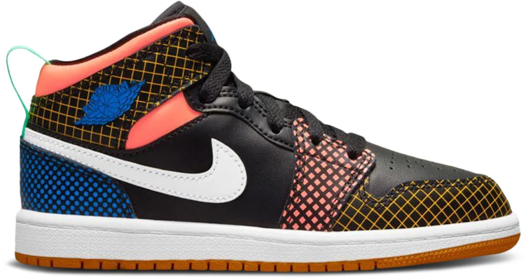 (Youth) Air Jordan 1 Mid MMD 'Multi Grid' DC4093-001 Buy (Youth) Air Jordan 1 Mid MMD 'Multi Grid' DC4093-001