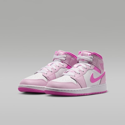 (JR) Air Jordan 1 Mid 粉紅泡沫/中國玫瑰/白色/粉紅泡沫 DQ8423-601 Purchase (JR) Air Jordan 1 Mid 粉紅泡沫/中國玫瑰/白色/粉紅泡沫 DQ8423-601