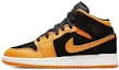 Buy (JR) Air Jordan 1 Mid 'Hitam Oren Peel Putih' 554725-081