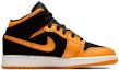 Order (JR) Air Jordan 1 Mid 'Hitam Oren Peel Putih' 554725-081