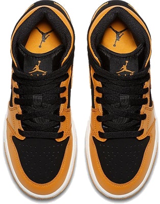 (JR) Air Jordan 1 Mid 'Hitam Oren Peel Putih' 554725-081 Shop (JR) Air Jordan 1 Mid 'Hitam Oren Peel Putih' 554725-081