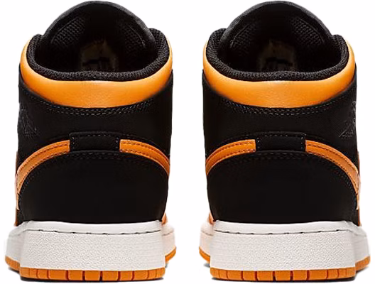 (JR) Air Jordan 1 Mid 'Hitam Oren Peel Putih' 554725-081 Purchase (JR) Air Jordan 1 Mid 'Hitam Oren Peel Putih' 554725-081