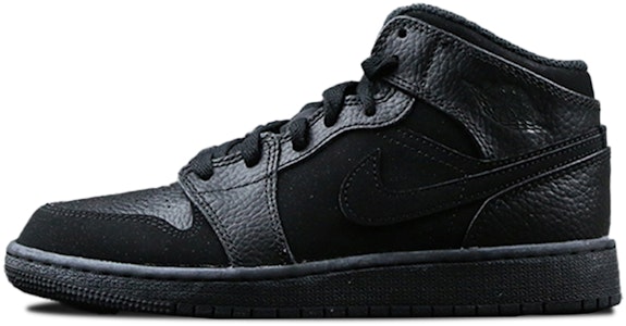(JR) Air Jordan 1 Mid 'Hitam Terang' 554725-064 Buy (JR) Air Jordan 1 Mid 'Hitam Terang' 554725-064