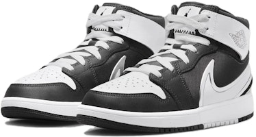 (JR) Air Jordan 1 Mid RM EasyOn 'Hitam Putih' FQ1281-001 Lookbook (JR) Air Jordan 1 Mid RM EasyOn 'Hitam Putih' FQ1281-001
