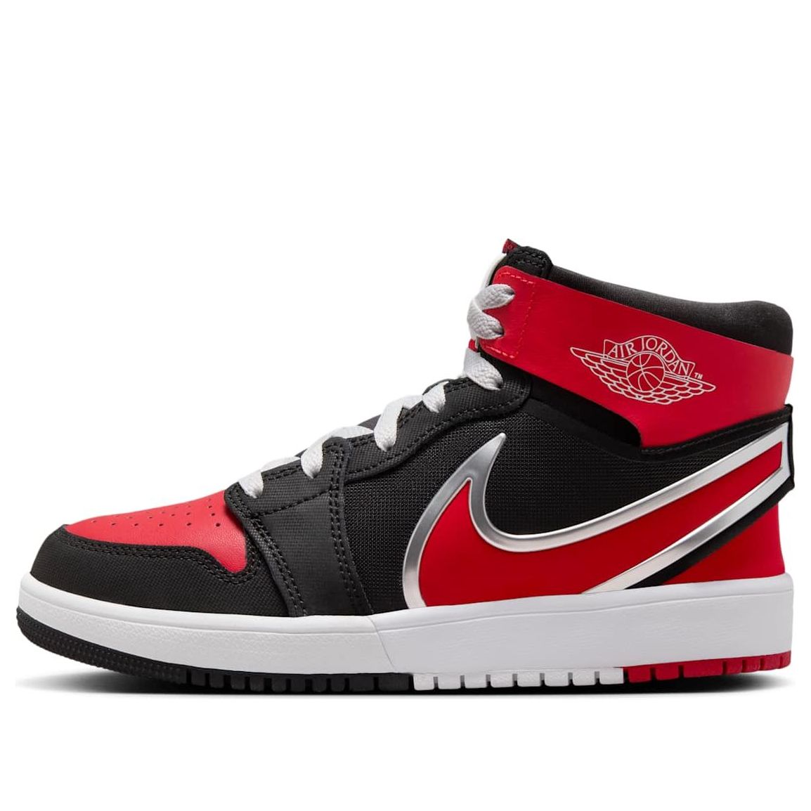 (Youth) Air Jordan 1 Mid RM EasyOn 'Black White University Red' FQ1281-006