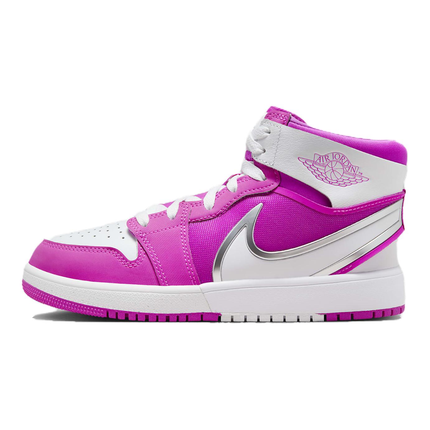 (Youth) Air Jordan 1 Mid RM EasyOn 'White Fire Pink' FQ1281-601