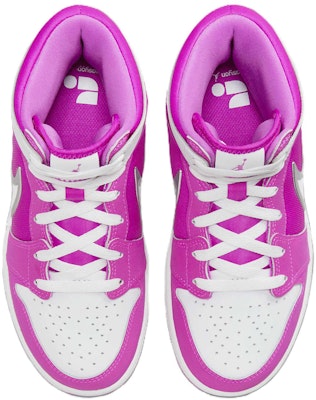 (JR) エアジョーダン 1 ミッド RM EasyOn ''ホワイト ファイアピンク'' FQ1281-601 Shop (JR) エアジョーダン 1 ミッド RM EasyOn ''ホワイト ファイアピンク'' FQ1281-601