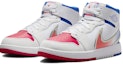 Lookbook (JR) Air Jordan 1 Mid RM EasyOn ''Putih Biru Pelumba Merah'' FQ1281-100
