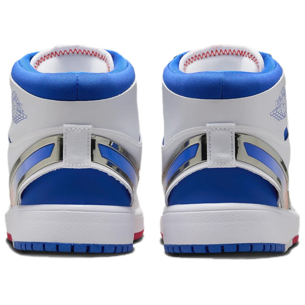 Purchase (JR) Air Jordan 1 Mid RM EasyOn ''Putih Biru Pelumba Merah'' FQ1281-100