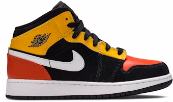 (Youth) Air Jordan 1 Mid SE 'Amarillo Team Orange' BQ6931-087 (Youth) Air Jordan 1 Mid SE 'Amarillo Team Orange' BQ6931-087