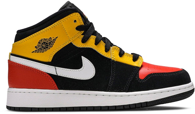 (Youth) Air Jordan 1 Mid SE 'Amarillo Team Orange' BQ6931-087 Buy (Youth) Air Jordan 1 Mid SE 'Amarillo Team Orange' BQ6931-087