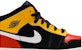 (JR) Air Jordan 1 Mid SE 'Amarillo Team Orange' Lelaki Perempuan Sneakers BQ6931-087