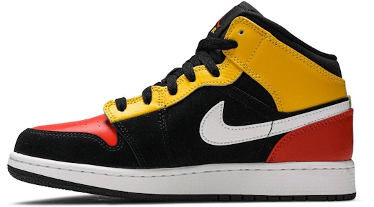 (JR) Air Jordan 1 Mid SE 'Amarillo Naranja Team' BQ6931-087 Lookbook (JR) Air Jordan 1 Mid SE 'Amarillo Naranja Team' BQ6931-087