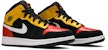 (JR) Air Jordan 1 Mid SE 'Amarillo Team Orange' Lelaki Perempuan Sneakers BQ6931-087