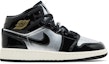 Buy (JR) Air Jordan 1 Mid SE 'Hitam Perak Metalik' FZ3938-001