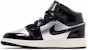 (JR) Air Jordan 1 Mid SE 'Hitam Perak Metalik' FZ3938-001