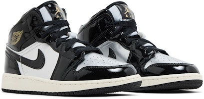 (JR) Air Jordan 1 Mid SE 'Hitam Metalik Silver' FZ3938-001 Cheap (JR) Air Jordan 1 Mid SE 'Hitam Metalik Silver' FZ3938-001