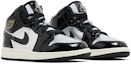 Cheap (JR) Air Jordan 1 Mid SE 'Hitam Perak Metalik' FZ3938-001