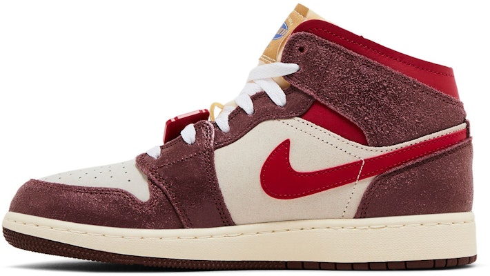 (JR) 에어 조던 1 미드 SE 빵, 버터 & 솔 HF3196-100 Lookbook (JR) 에어 조던 1 미드 SE 빵, 버터 & 솔 HF3196-100