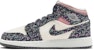 (Youth) Air Jordan 1 Mid SE 'Floral' FJ3451-001