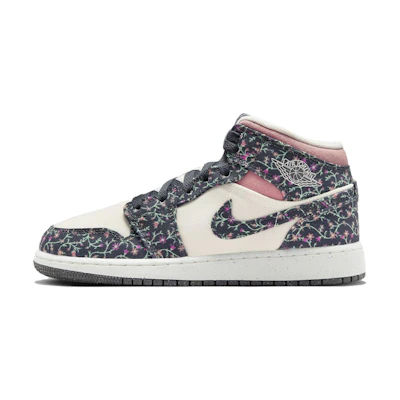 (Youth) Jordan 1 Mid SE 'Floral'