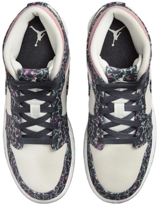 (Youth) Air Jordan 1 Mid SE 'Floral' FJ3451-001 Shop (Youth) Air Jordan 1 Mid SE 'Floral' FJ3451-001