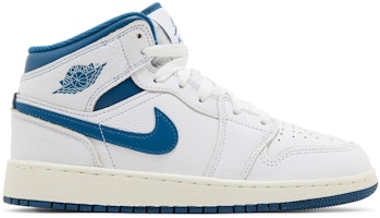 (Youth) Air Jordan 1 Mid SE 'Industrial Blue' FN7432-141 (Youth) Air Jordan 1 Mid SE 'Industrial Blue' FN7432-141