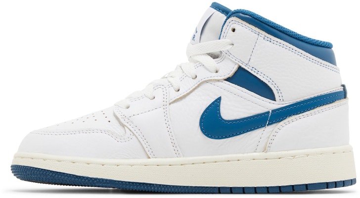 (Youth) Air Jordan 1 Mid SE 'Industrial Blue' FN7432-141 Lookbook (Youth) Air Jordan 1 Mid SE 'Industrial Blue' FN7432-141