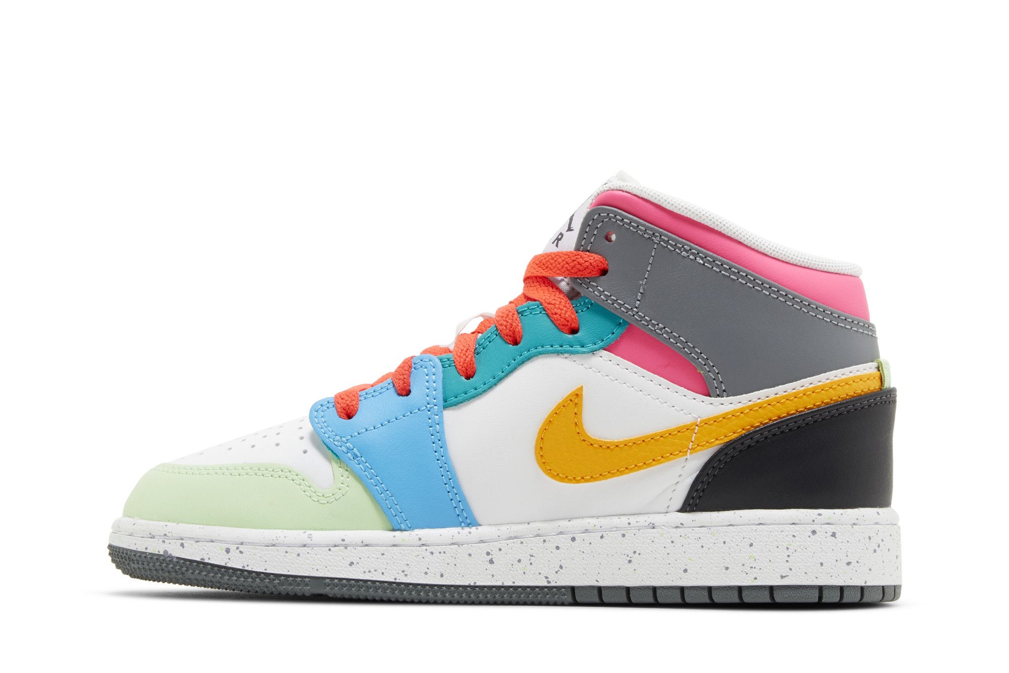 Lookbook (JR) Air Jordan 1 Mid SE 'Pelbagai Warna' FN1190-100
