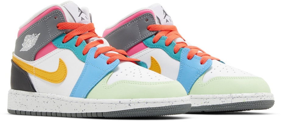 (Youth) Air Jordan 1 Mid SE 'Multi-Color' FN1190-100 Cheap (Youth) Air Jordan 1 Mid SE 'Multi-Color' FN1190-100