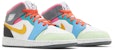 (JR) Air Jordan 1 Mid SE 'Pelbagai Warna' FN1190-100