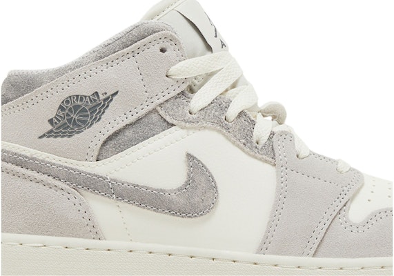 (JR) Air Jordan 1 Mid SE 'Neutral Grey Sail' Lelaki Wanita Sneakers Retro FQ8088-002 Order (JR) Air Jordan 1 Mid SE 'Neutral Grey Sail' Lelaki Wanita Sneakers Retro FQ8088-002