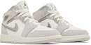 Cheap (JR) Air Jordan 1 Mid SE 'Neutral Grey Sail' Lelaki Wanita Sneakers Retro FQ8088-002