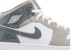 (Youth) Air Jordan 1 Mid SE 'Patent Cool Grey' HF3193-100