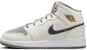(JR) Air Jordan 1 Mid SE 'Pewter Velvet Toe' - Kasut Pewter Velvet Toe Jordan 1 Mid. FB9899-100