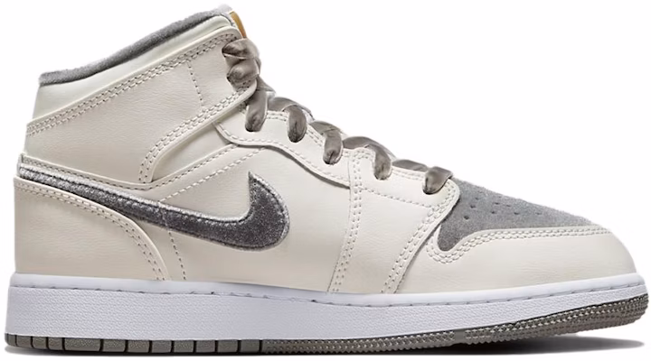 (Youth) Air Jordan 1 Mid SE 'Pewter Velvet Toe' FB9899-100 Order (Youth) Air Jordan 1 Mid SE 'Pewter Velvet Toe' FB9899-100