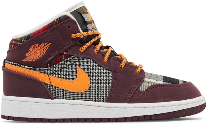 (JR) Air Jordan 1 Mid SE 'Plaid' Kotak-kotak FD5460-608 Buy (JR) Air Jordan 1 Mid SE 'Plaid' Kotak-kotak FD5460-608