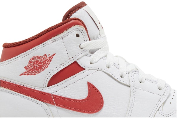 (Youth) Air Jordan 1 Mid SE 'White Dune Red' FJ3464-160 Order (Youth) Air Jordan 1 Mid SE 'White Dune Red' FJ3464-160