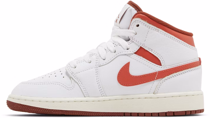 (JR) Air Jordan 1 Mid SE 'Putih Dune Merah' FJ3464-160 Lookbook (JR) Air Jordan 1 Mid SE 'Putih Dune Merah' FJ3464-160