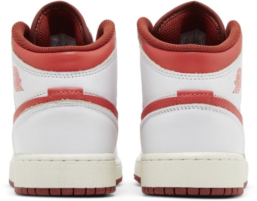 (JR) Air Jordan 1 Mid SE 'Putih Dune Merah' FJ3464-160 Details for (JR) Air Jordan 1 Mid SE 'Putih Dune Merah' FJ3464-160