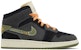 (JR) Air Jordan 1 Mid SE Craft 'Anthracite Light Olive' Lelaki Perempuan FD5847-003