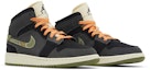 Cheap (JR) Air Jordan 1 Mid SE Craft 'Anthracite Light Olive' Lelaki Perempuan FD5847-003