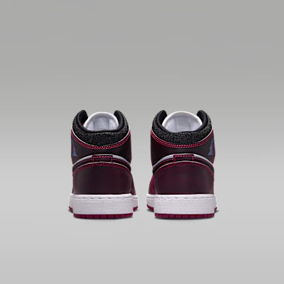 (JR) Air Jordan 1 Mid SE Sweet Beet/Off Noir/Blanc/Rose Désert IO2066-600 Details for (JR) Air Jordan 1 Mid SE Sweet Beet/Off Noir/Blanc/Rose Désert IO2066-600