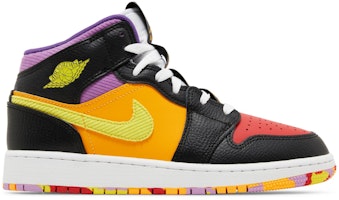 (Youth) Air Jordan 1 Mid SS 'Championships' FD1317-007 (Youth) Air Jordan 1 Mid SS 'Championships' FD1317-007