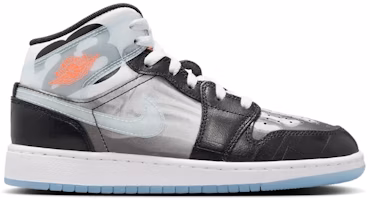(Youth) Air Jordan 1 Mid SS 'X-Ray' HF3210-001 (Youth) Air Jordan 1 Mid SS 'X-Ray' HF3210-001