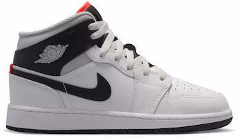 (Youth) Air Jordan 1 Mid Summit White Infrared Black DQ8423-109 (Youth) Air Jordan 1 Mid Summit White Infrared Black DQ8423-109