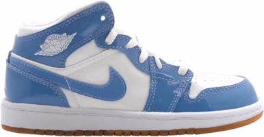 (Youth) Air Jordan 1 Retro 'Carolina Patent Leather' 307384-140 (Youth) Air Jordan 1 Retro 'Carolina Patent Leather' 307384-140
